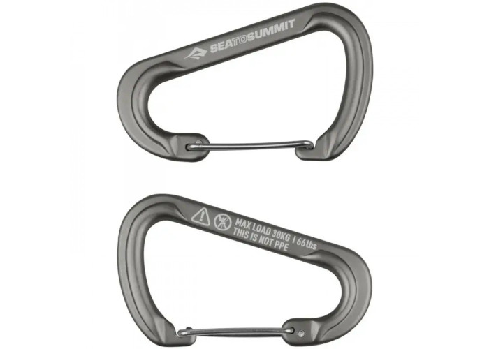 Набір карабінів Sea To Summit Accessory Carabiner Large Titanium (2шт) Titanium