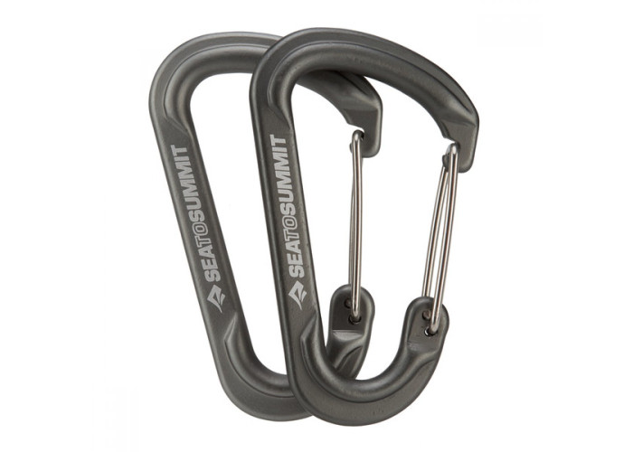 Набір карабінів Sea To Summit Accessory Carabiner Large Titanium (2шт) Titanium