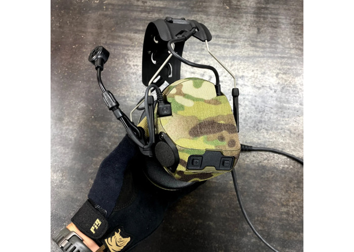 Текстильні камуфляжні наліпки для Peltor ComTac 7-8 Multicam Svetogor Defence