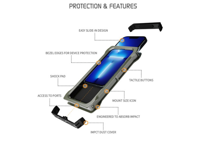 Захисний чохол для телефону Juggernaut iPhone 13 Pro IMPCT FDE