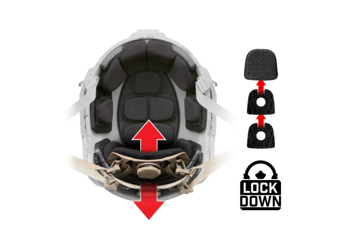 Шолом Ops-Core FAST SF Next Generation Headborne System Ranger Green