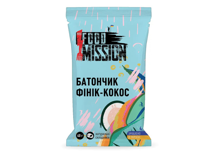 Батончик Кокосовий FOOD MISSION