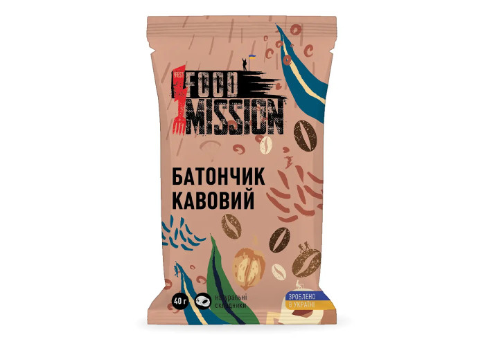 Батончик кавовий FOOD MISSION