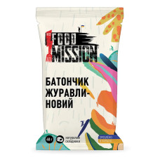 Батончик журавлиново-вишневий FOOD MISSION