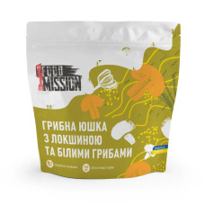 Грибна юшка з локшиною та білими грибами FOOD MISSION