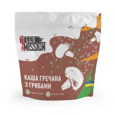 Каша гречана з грибами FOOD MISSION