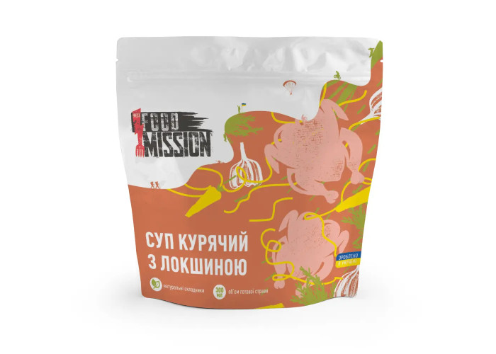 Суп курячий з локшиною FOOD MISSION