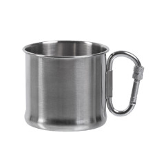 Кухоль тактичний з карабіном 250мл нержавіюча сталь MIL-TEC