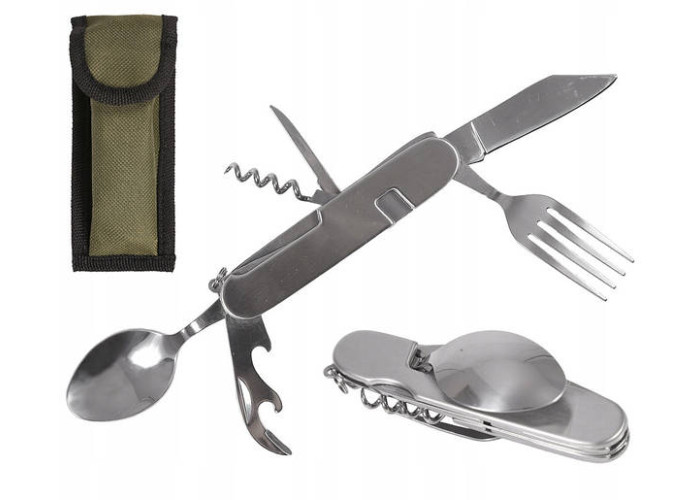 Мультитул столовий польовий 6 в 1 Mil-Tec