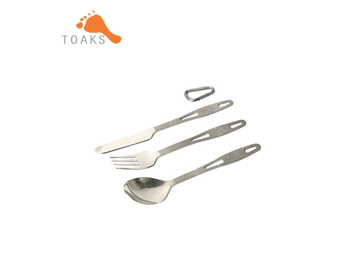 Набір столового приладдя ложка-виделка-ніж TOAKS Titanium 3-Pieces Cutlery Set