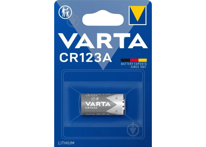 Батарейка Varta CR123A Lithium