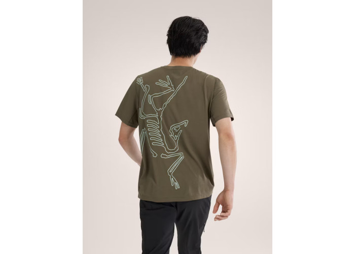 Футболка Arc'teryx Cormac Arc'Bird Logo Stone Green