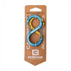 Набір карабінів BaseCamp Sigma 8 Wire Set Blue/Orange