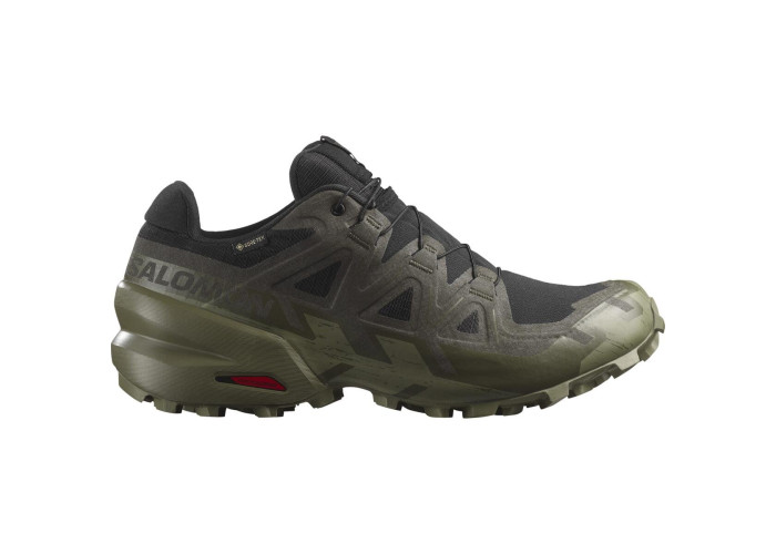 Чоловічі кросівки Salomon Speedcross 6 GTX black/peat/deep lichen green