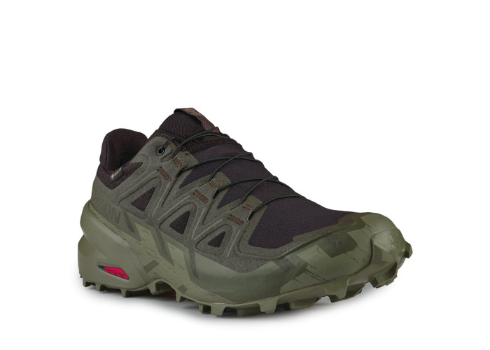 Чоловічі кросівки Salomon Speedcross 6 GTX black/peat/deep lichen green
