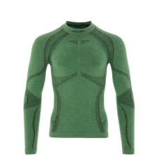 Чоловіча термофутболка з довгим рукавом Accapi Ergowool Forest/Black