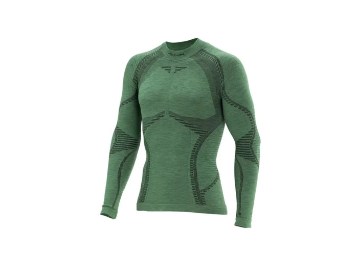 Чоловіча термофутболка з довгим рукавом Accapi Ergowool Forest/Black
