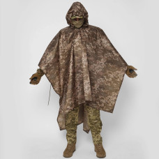 Дощовик пончо-намет UATAC Pixel