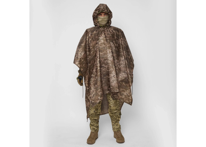 Дощовик пончо-намет UATAC Pixel