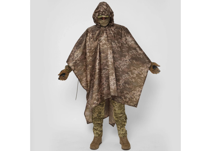 Дощовик пончо-намет UATAC Pixel