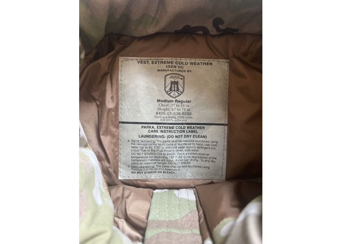 Зимовий жилет Gen III Level 7 Vest Extreme Cold Weather Multicam
