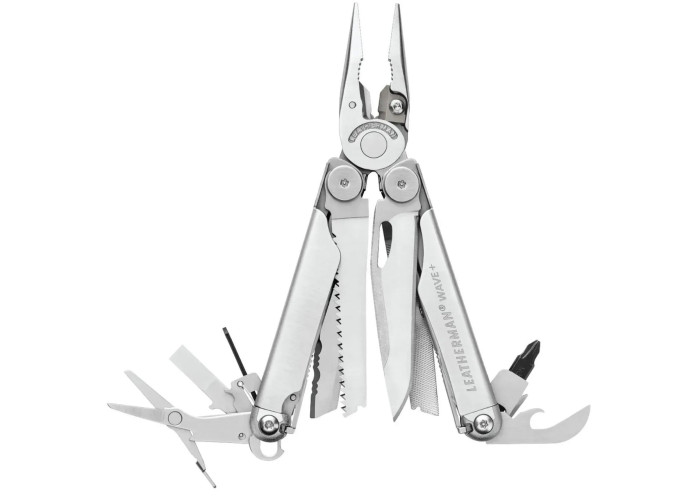 Мультиінструмент Leatherman Wave Plus Silver, нейлоновий чохол