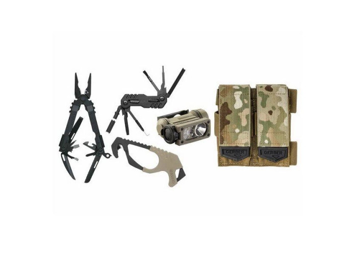 Універсальний комплект мультитулів Gerber + ліхтар Streamlight Compact II
