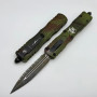 Ніж Microtech Dirac Delta D/E Full Serrated Outbreak Deep Engraved Signature Series