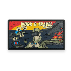 Патч "Work&Travel FPV" в ПВХ PSDinfo