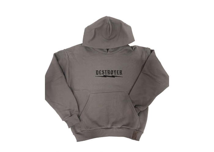 Худі Oversize “Destroyer” Gray