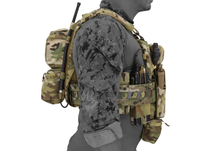 Задня подвійна панель Ferro Concepts Back Panel Double Pouch Multicam