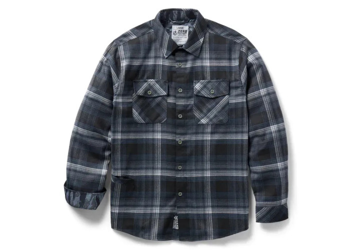 Рубашка Zero Foxtrot Flannel Tigerstripe Black