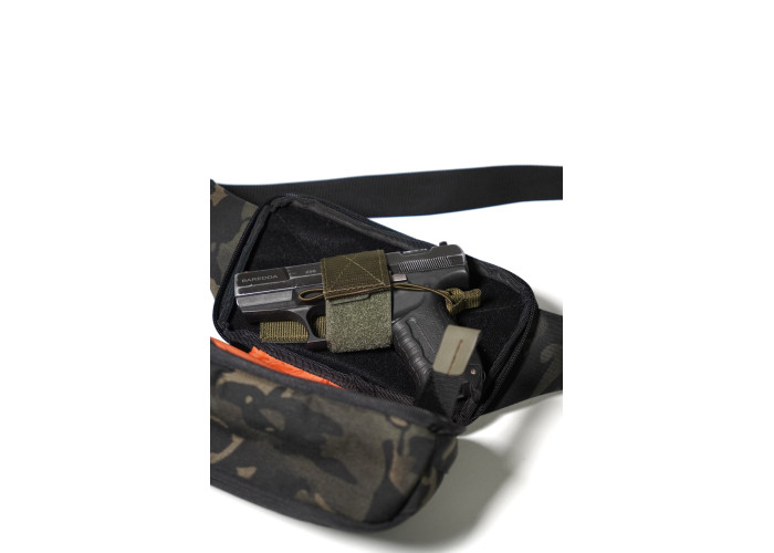Сумка-бананка “Covert Range” Black Multicam