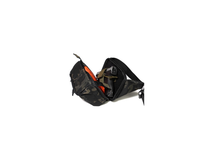 Сумка-бананка “Covert Range” Black Multicam