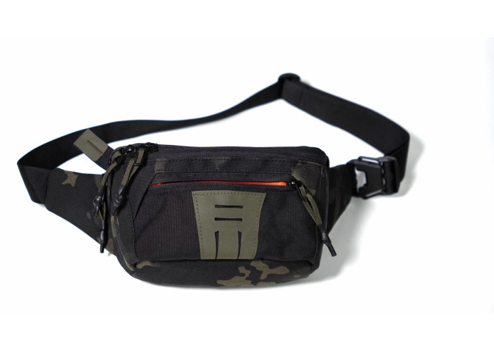 Сумка-бананка “Covert Range” Black Multicam