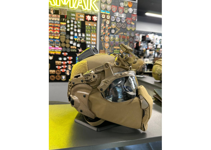 Балістичний шолом Team Wendy Exfil Ballistic Rail 3.0 + Балістичний захист обличчя та Visor