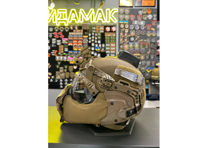 Балістичний шолом Team Wendy Exfil Ballistic Rail 3.0 + Балістичний захист обличчя та Visor