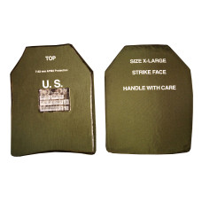 Керамічна бронепластина клас 6 США в бронежилет ESAPI - X-Large (stand alone 7.62 APM2) XL