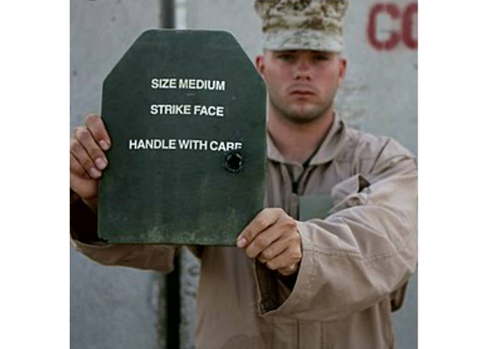 Керамічна бронепластина клас 6 США в бронежилет ESAPI - X-Large (stand alone 7.62 APM2) XL