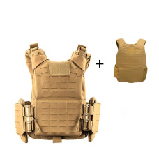 Кевларовий бронежилет (плитоноска) USMC Plate Carrier Gen III | Coyote Brown