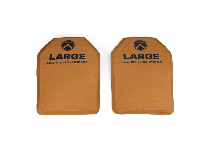 Комплект полегшених плит Aegis ІІІ++ класу (NIJ) Large 26×34 см