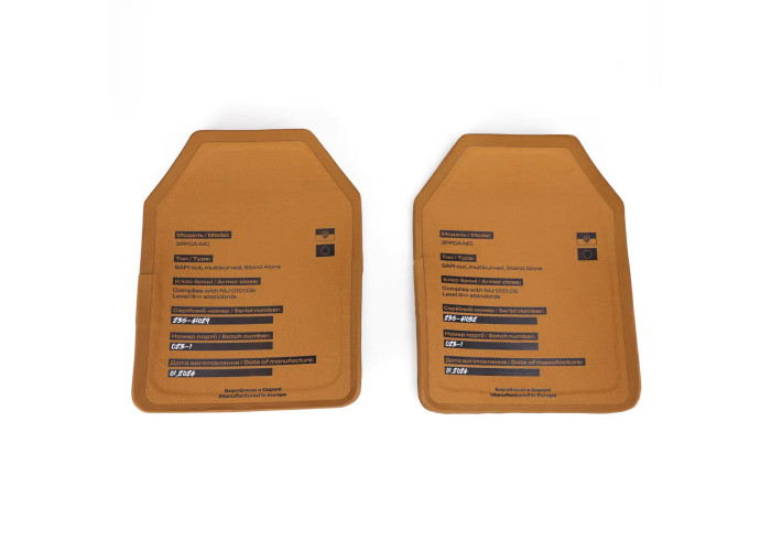 Комплект полегшених плит Aegis ІІІ++ класу (NIJ) Large 26×34 см