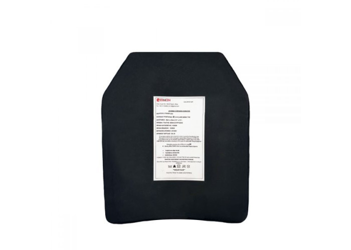 Полегшена керамічна бронепластина Elmon  Level IІІ+++ STAND ALONE - M size 25x30 см
