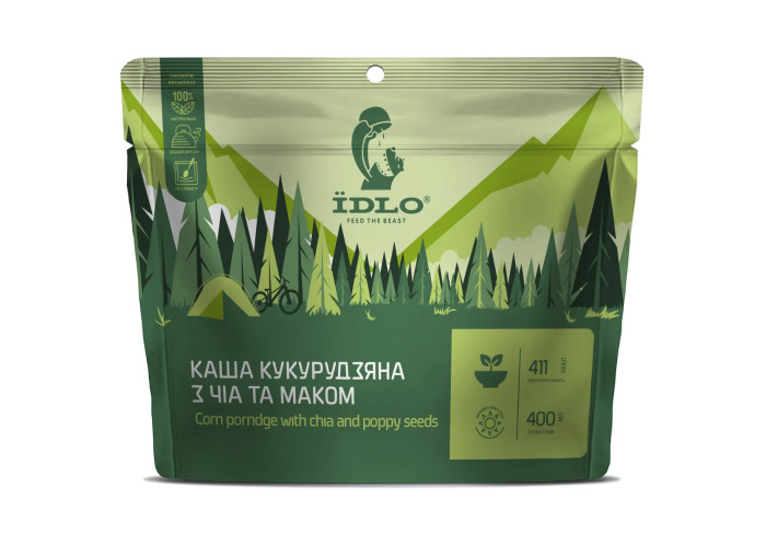 Каша кукурудзяна з насінням чіа та маком ЇDLO