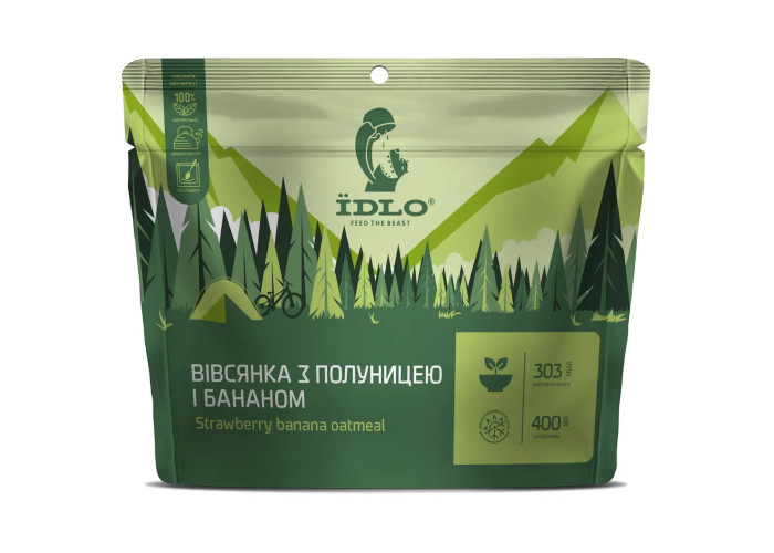 Вівсянка з полуницею і бананом ЇDLO