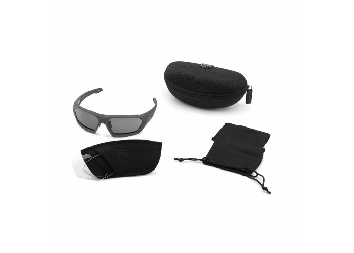 Балістичні окуляри Revision ShadowStrike Military Grey (2 лінзи Black/Clear)