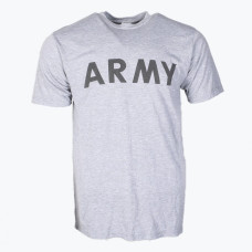 Футболка для занять спортом US ARMY PT Shirt Reflective Logo Grey
