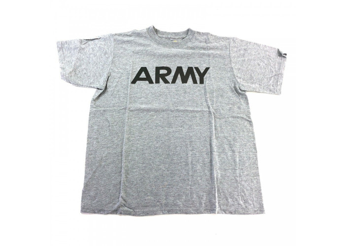 Футболка для занять спортом US ARMY PT Shirt Reflective Logo Grey