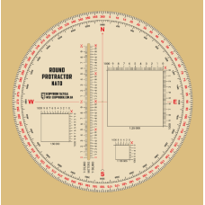 Лінійка Protractor Round Nato D=130 Mm Ecopybook