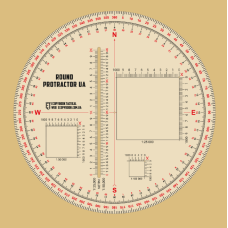 Лінійка Protractor Round Ua D=130 Mm Ecopybook
